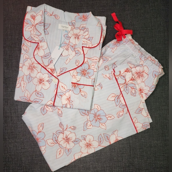 BedHead Other - Behead Pajamas Courtyard Blooms Cotton Crop PJ Set Size M